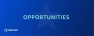 Graphic of a blue box with a star in the middle and the word opportunities inside