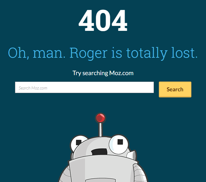 moz creative 404 page