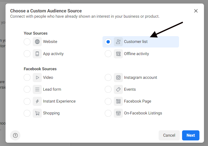 E Commer Facebook Ad Performance FB Custom Audience