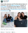 Tweet from influencers the Merrell Twins promoting Barefoot Dreams and MeUndies