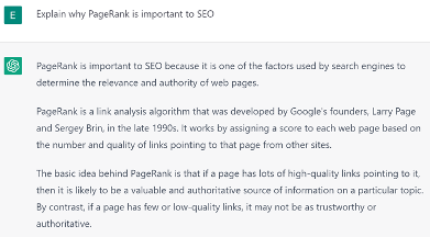 Spoiler: PageRank doesn’t assign scores based on quality, trust, or authority. It’s just ordering pages by a type of link popularity.